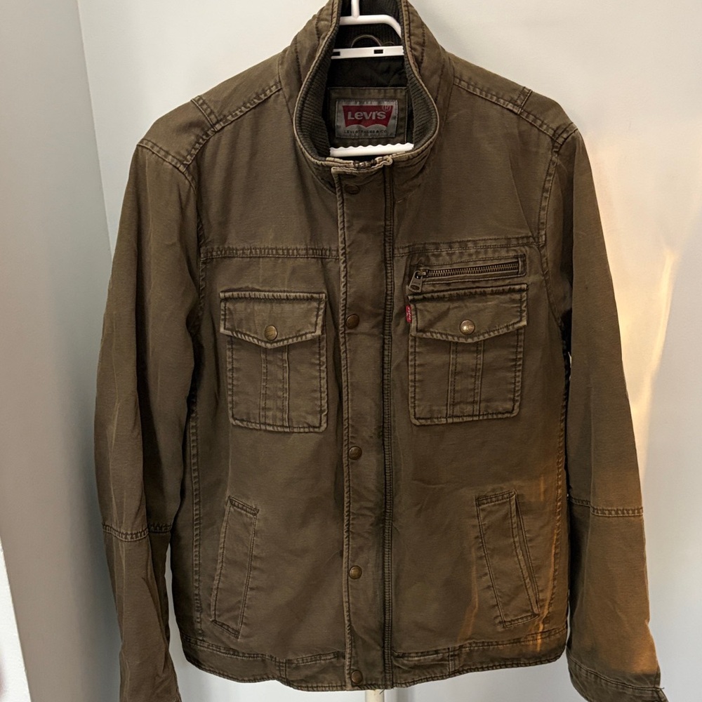 Levi’s Khaki Quilted Canvas Men’s Jacket